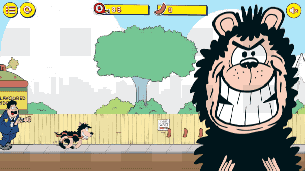 Play Gnasher's Deadly Dash