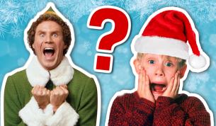 Will Ferrell and Macaulay Culkin in the Christmas quiz